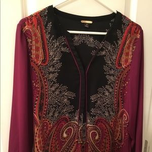 Dana Bachman Blouse Mulricolor Size. 8